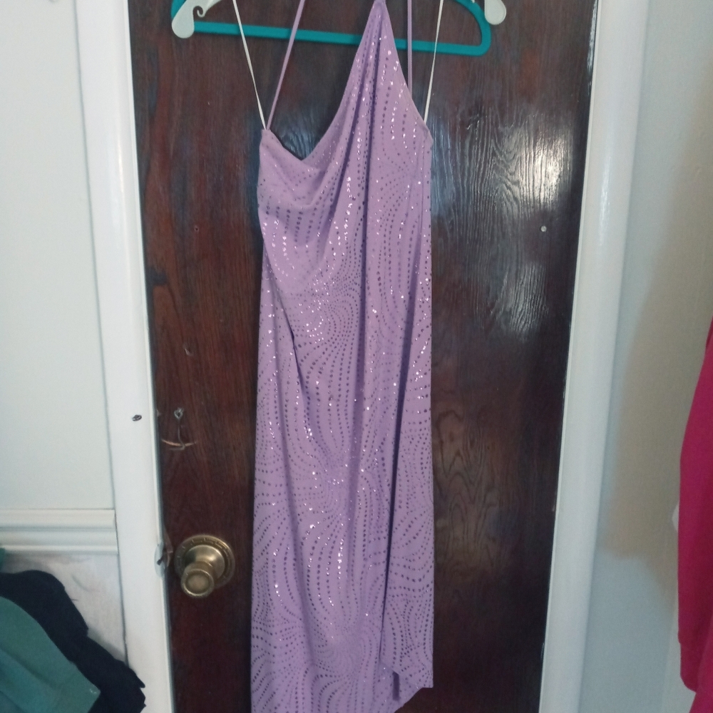Vintage purple sparkle dress - Picture 5 of 7